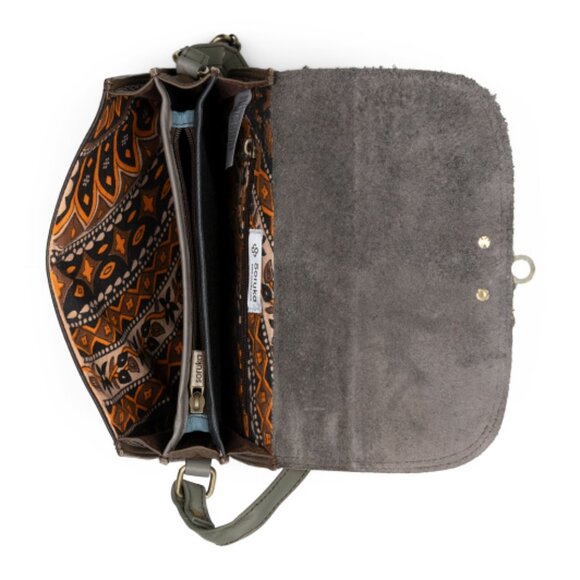 SORUKA Leather Tilly Animal Print Crossbody - Picture 2 of 4